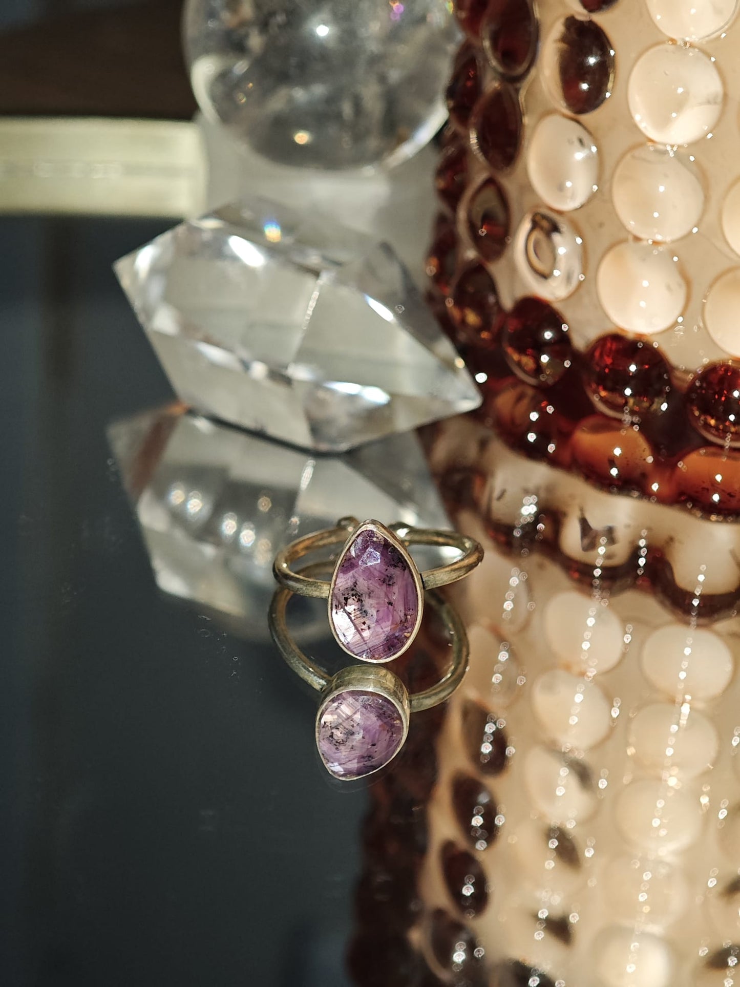 gümüş yakut yüzük